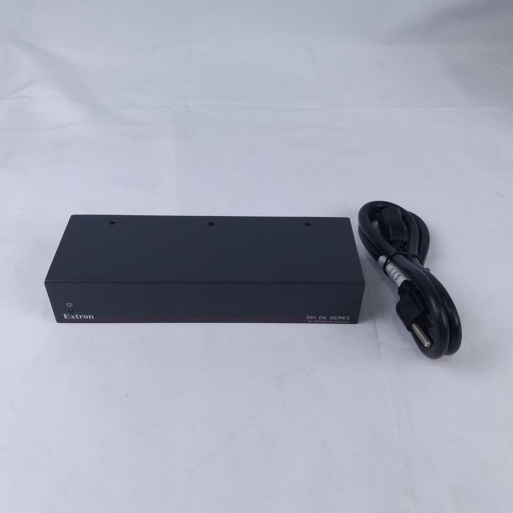 Extron DVI DA2 DVI-D Distribution Amplifier 1 Input 2 Output Local Monitor
